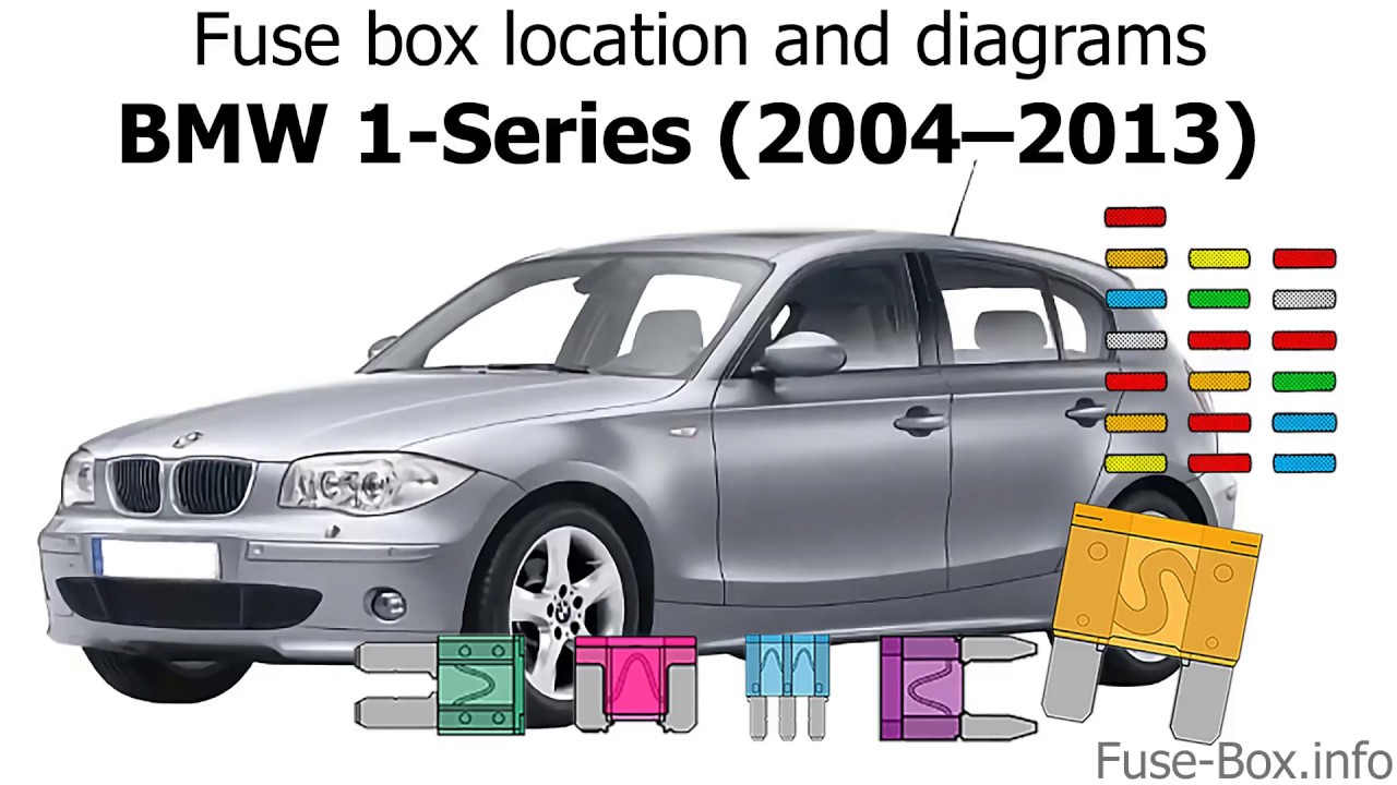 Fuse box location and diagrams: BMW 1-Series (2004–2013)