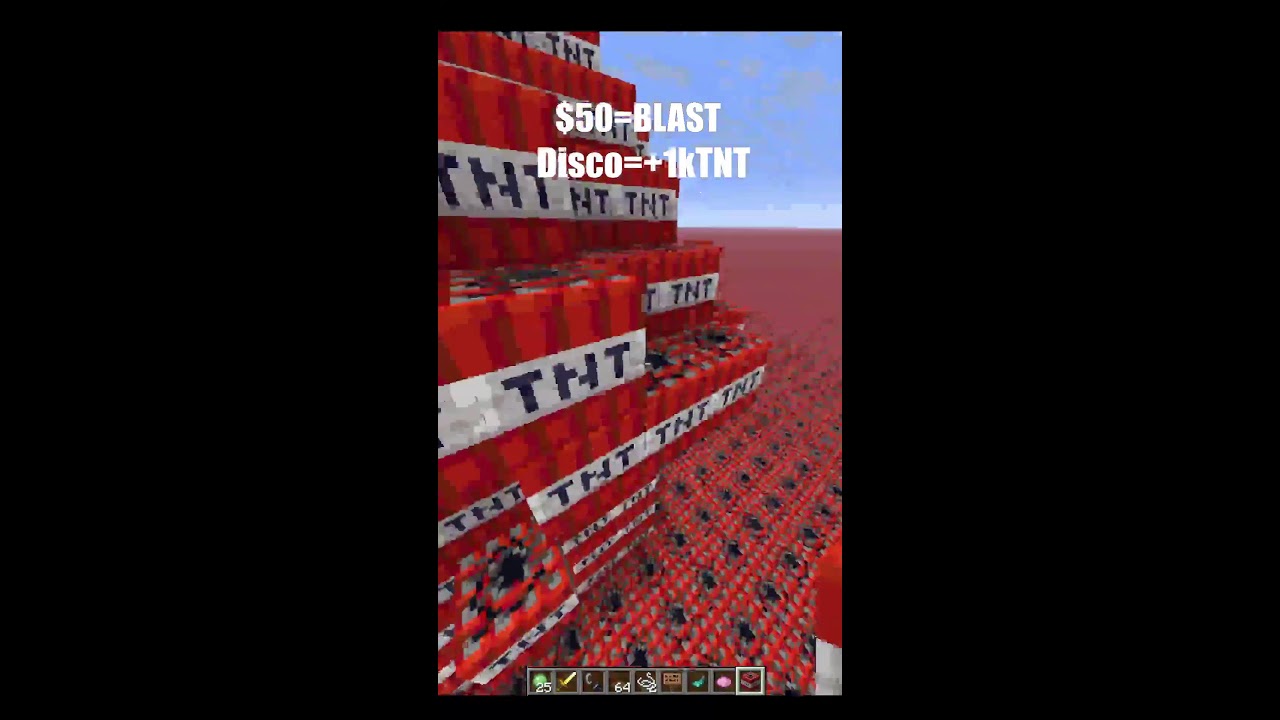 🔴Minecraft TNT Village🔴 #shortlive #minecraft