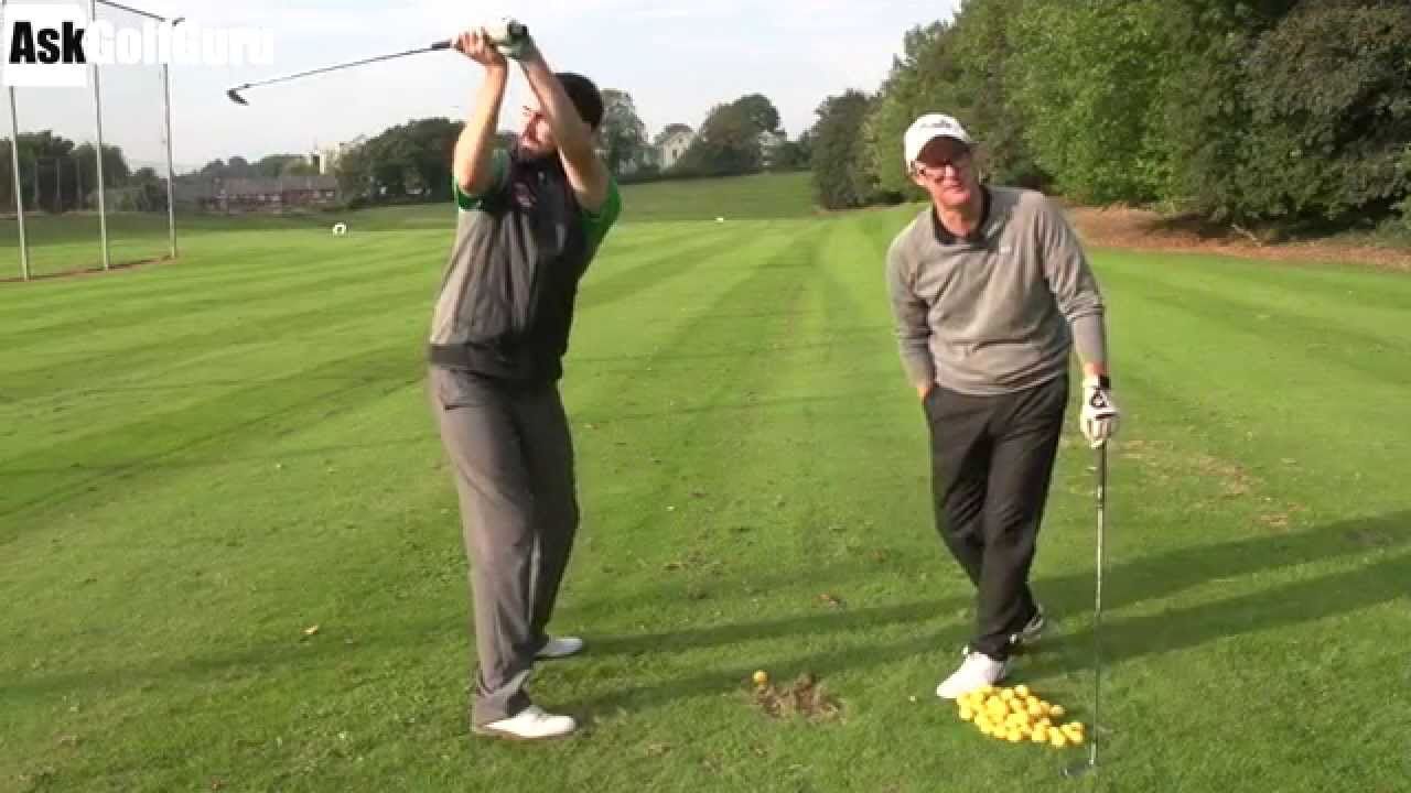 Laid Off Golf Swing