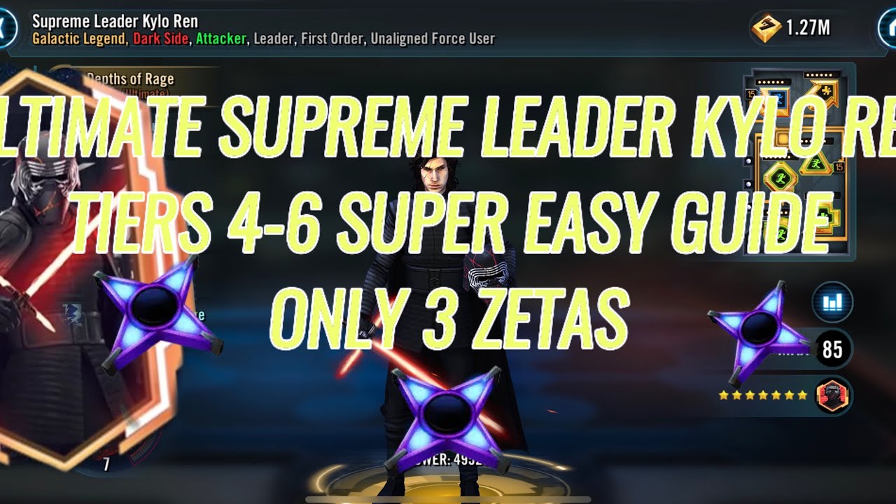 How To Unlock The ULTIMATE Ability For SLKR (Event Tiers 4-6) PAIN FREE | 0 WASTED TICKETS | SWGOH