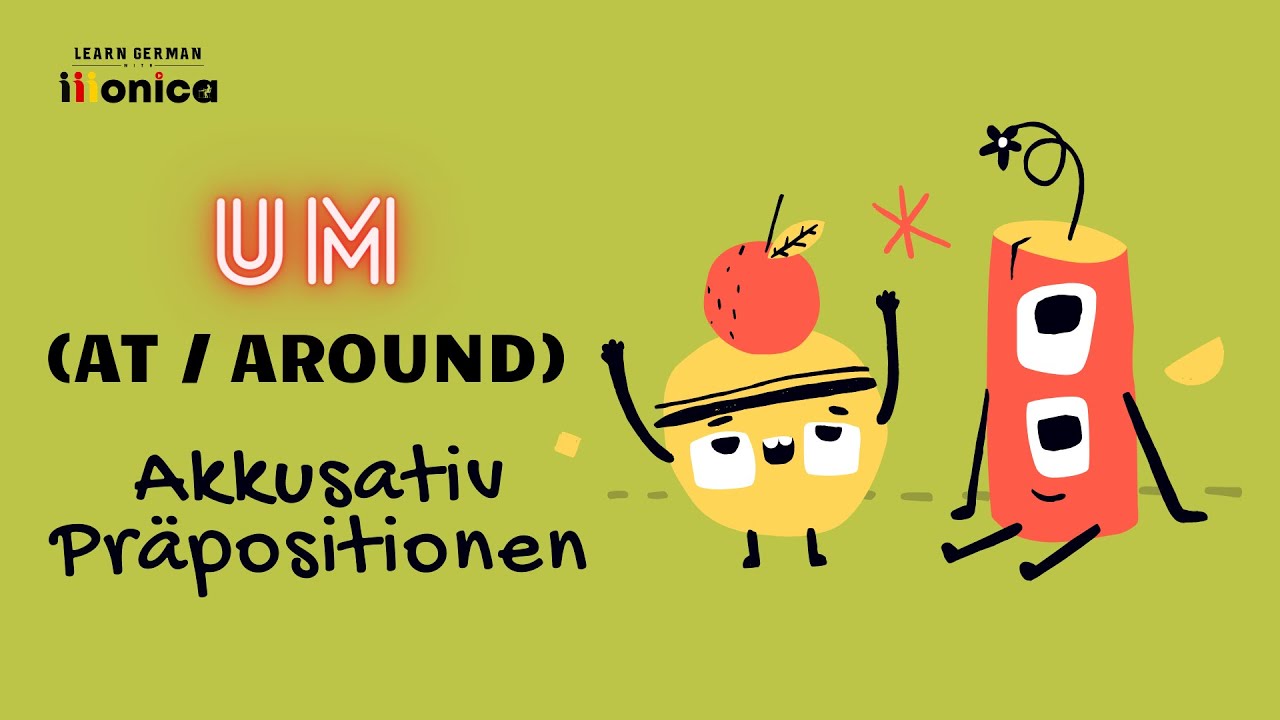 Um - Akkusativ präpositionen | learn german in Hindi with Monica | 9999376799