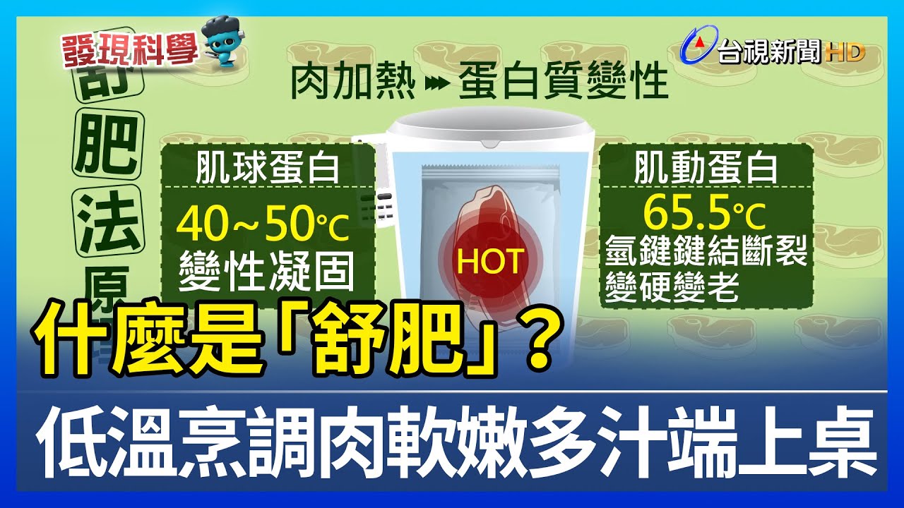 什麼是「舒肥」？ 低溫烹調肉軟嫩多汁端上桌【發現科學】