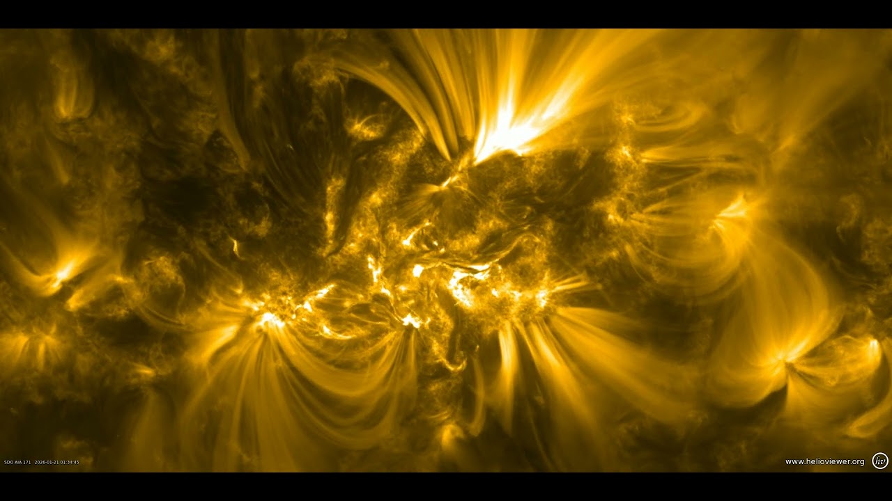 LosyZiemi.pl - M1.2 - AIA 171 (2026-01-21 01:11:21 - 2026-01-21 02:10:45 UTC)