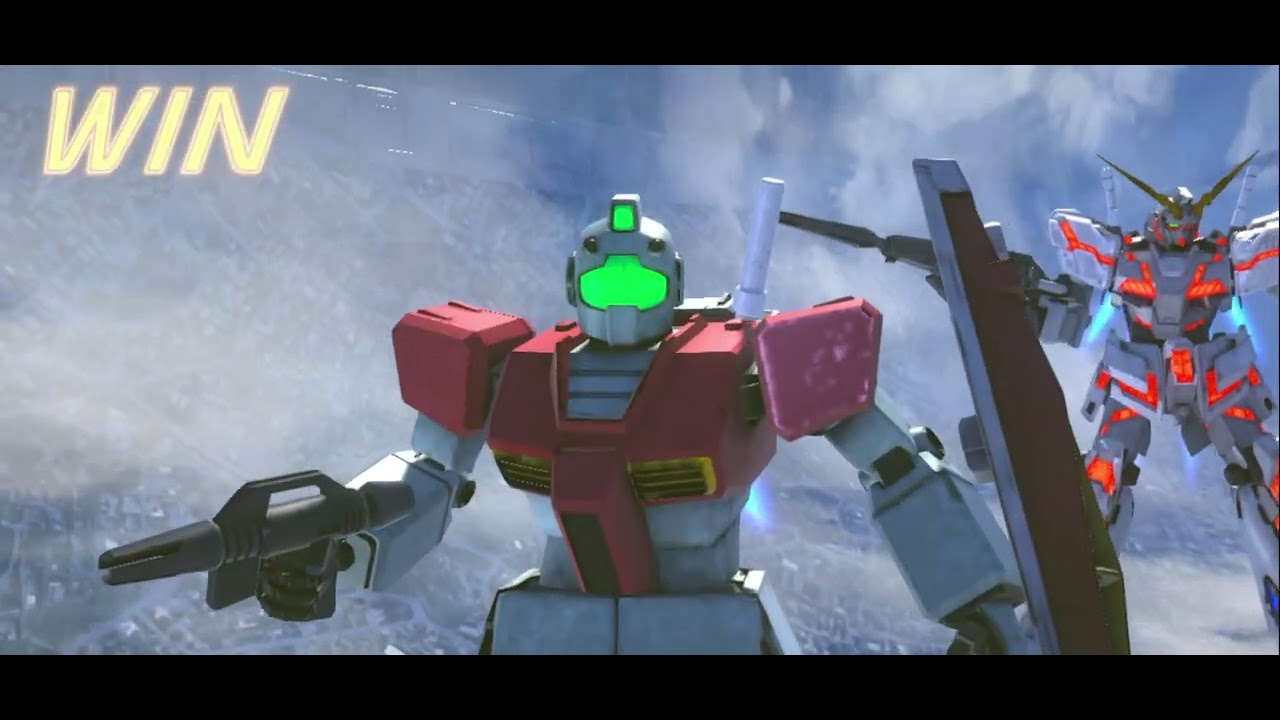 機動戦士ガンダムUCエンゲージ途中で寝落ちしたので後半静止画😴