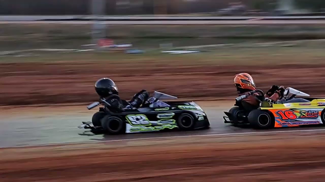 Heavy 375 First Main at Tri-county Kartway for the Maxxis Saturday night Point Series 03/18/2023
