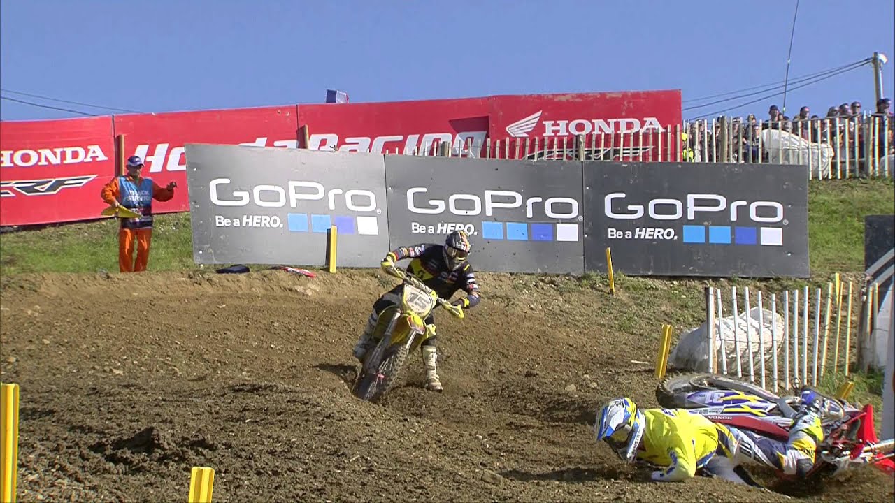 Fillip Bengtsson crash MXoN France 2015