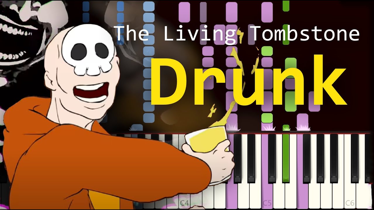 The Living Tombstone - Drunk | ajwm8104 Piano Cover