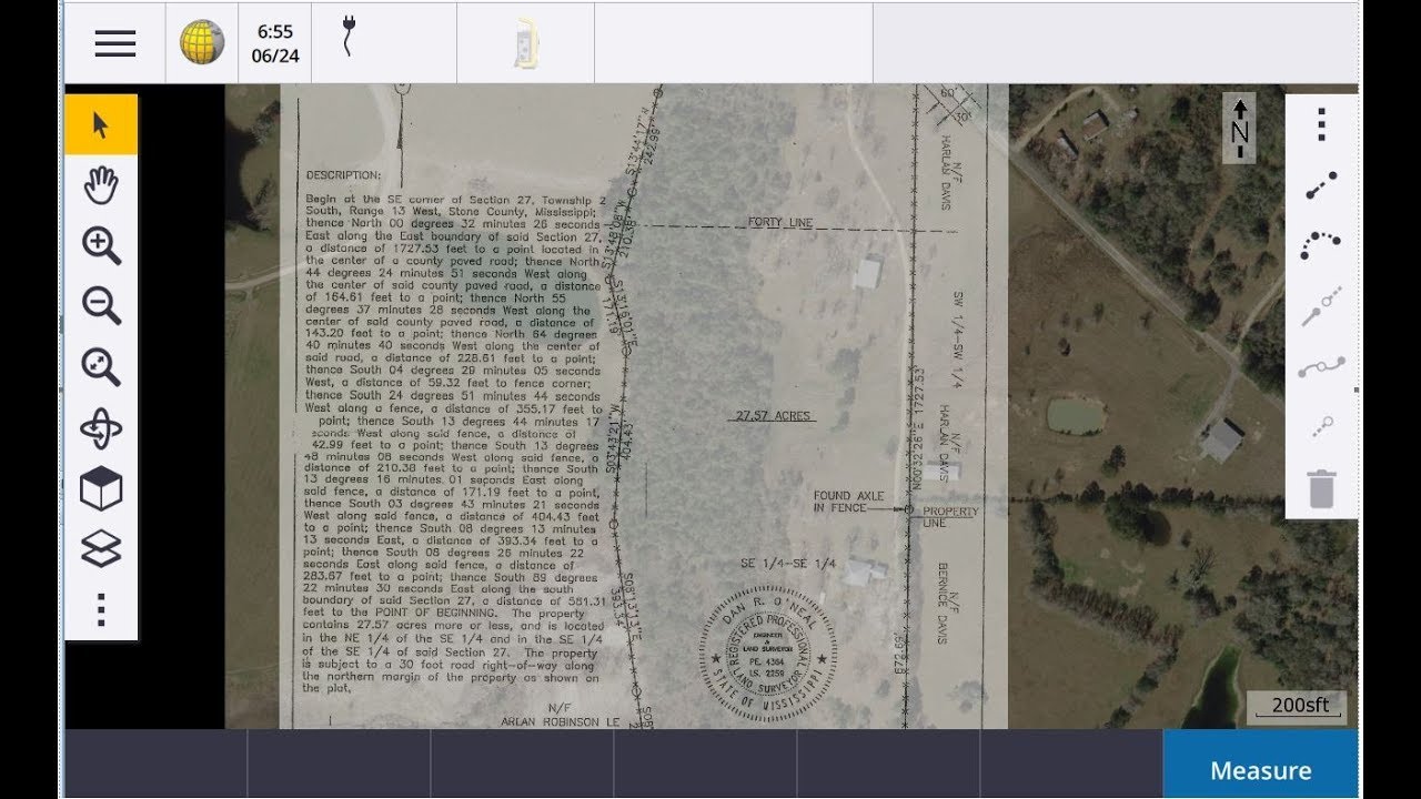Surveying - Background Maps in Trimble Access and TBC