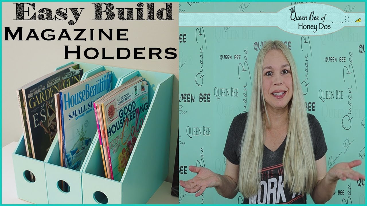 How To Build Magazine Holders - Simple & Easy DIY