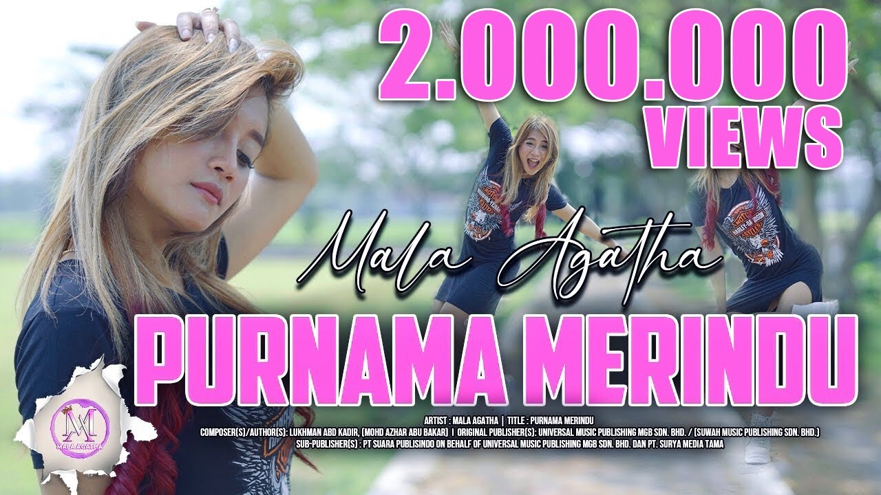 Purnama Merindu - Mala Agatha (Official Music Video) | Purnama Mengambang Cuman Berteman