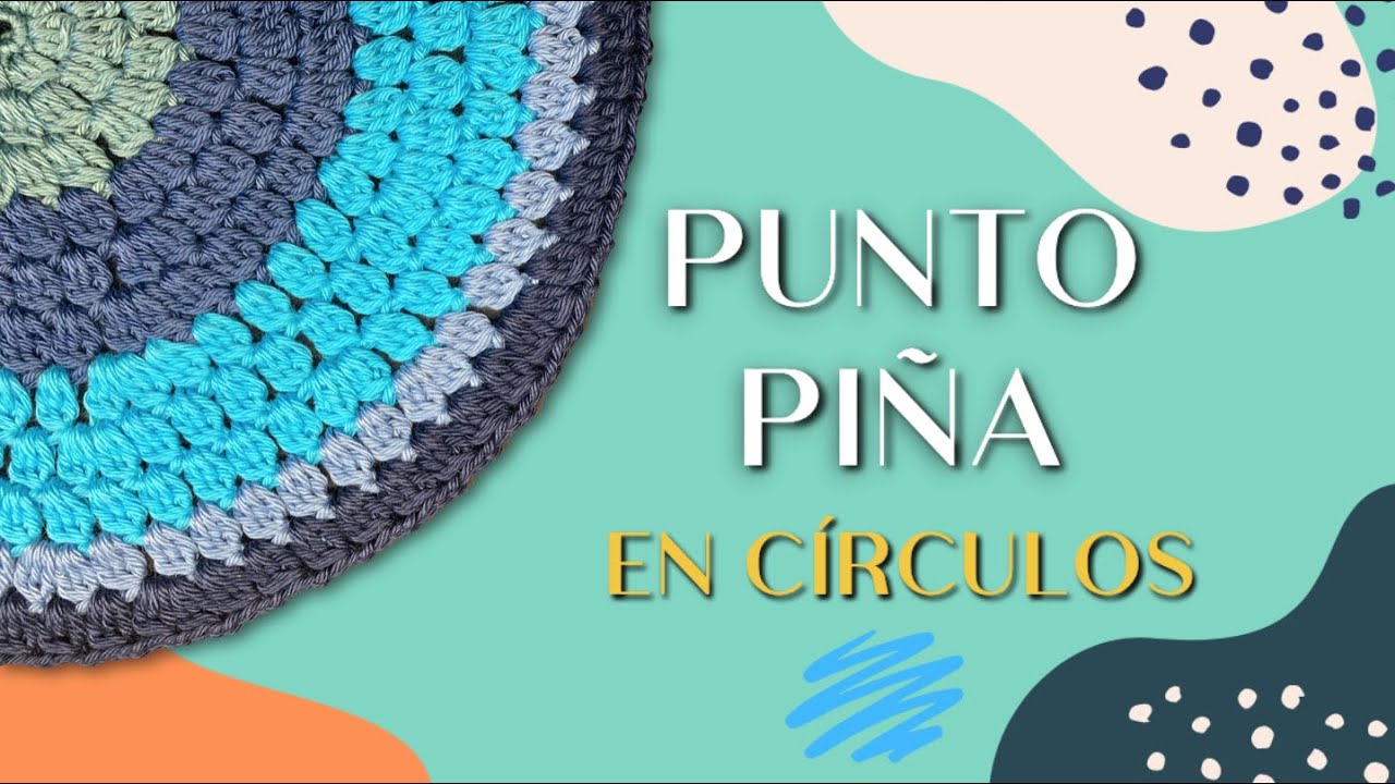 Punto piña en círculos