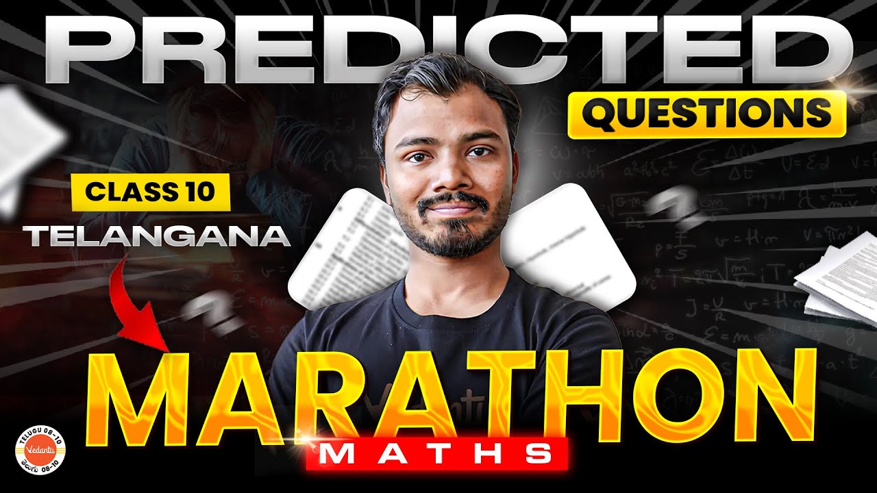 Maths | Predicted Questions SA-1 | Class 10 | Telangana | Ranjith Sir