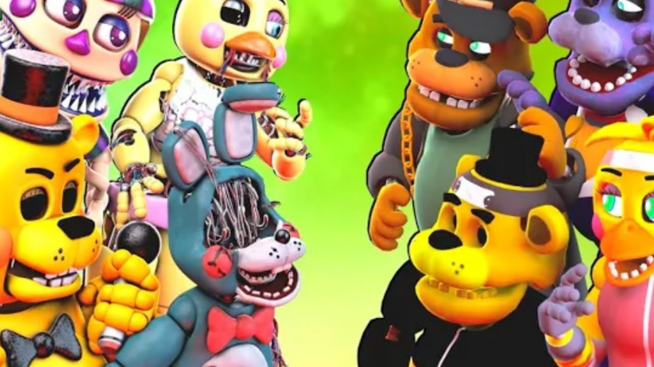 [dc2 fnaf] hoaxes vs anime animatronics