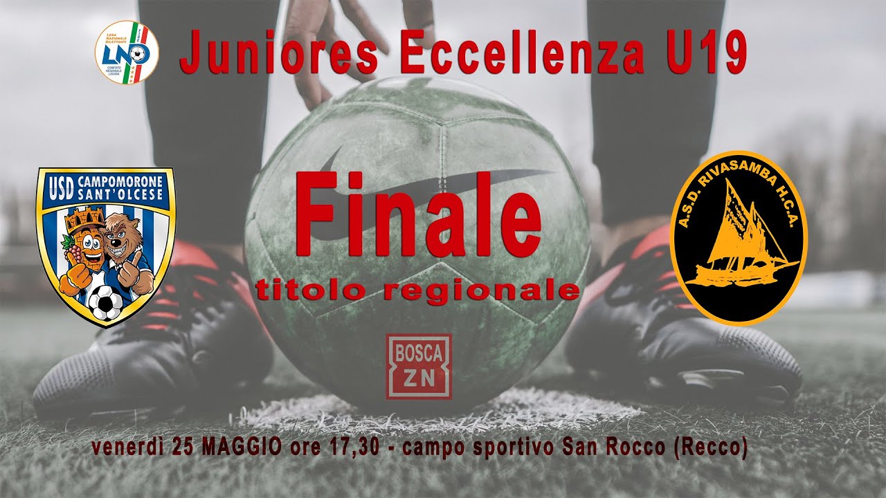 finale juniores regionali Liguria 2025