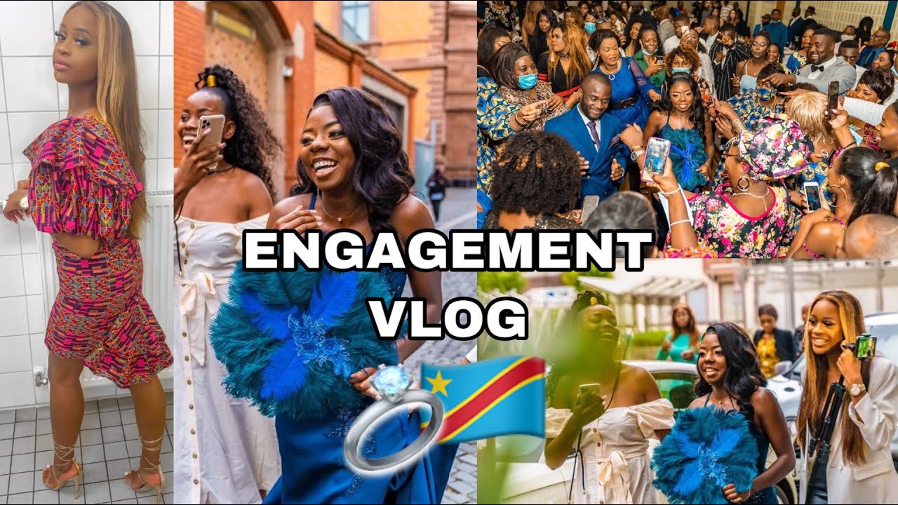 WEEKLY VLOG | TRIP TO GERMANY, MY FRIEND GOT ENGAGED! TRADITIONAL CONGOLESE ENGAGEMENT