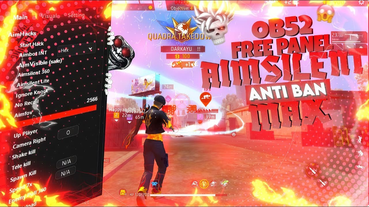 FREE FIRE FREE SILENT AIM COVER PANEL 👺 | 100% SAFE & ANTIBAN ✅| ONLY FOR 3 DAYS I PC PANEL