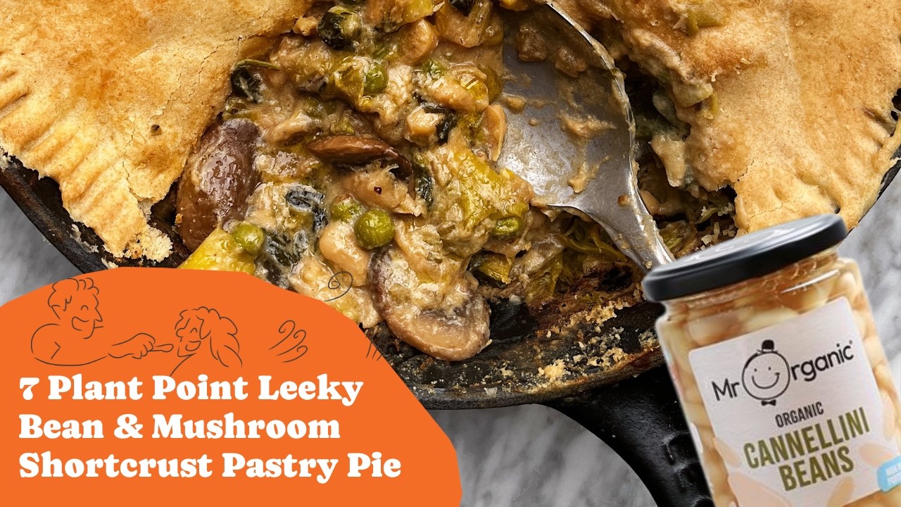 Leeky Bean & Mushroom Shortcrust Pastry Pie Ft. @MagimixVideos