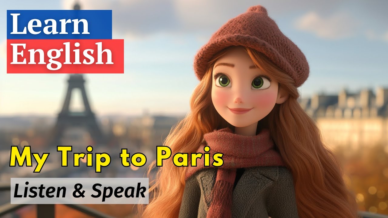 My Trip to Paris | Improve your English Through Stories | English Listening and Speaking Skills