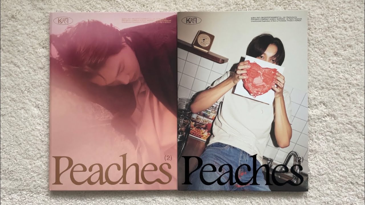 ♡Unboxing Kai 카이 2nd Mini Album Peaches 피치스 🍑🍑 (Peaches & Kisses Ver.)♡