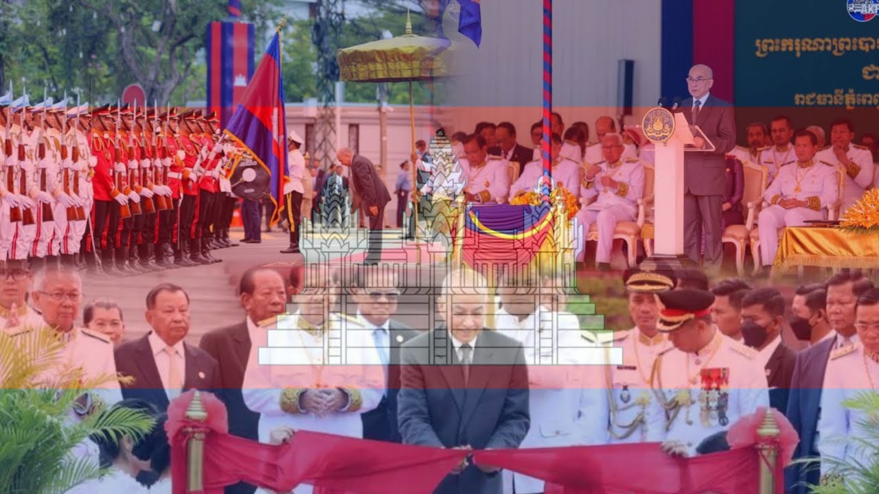 Cambodian Anthem | Inauguration Ceremony Of The Constitution Monument In 09.24.2024