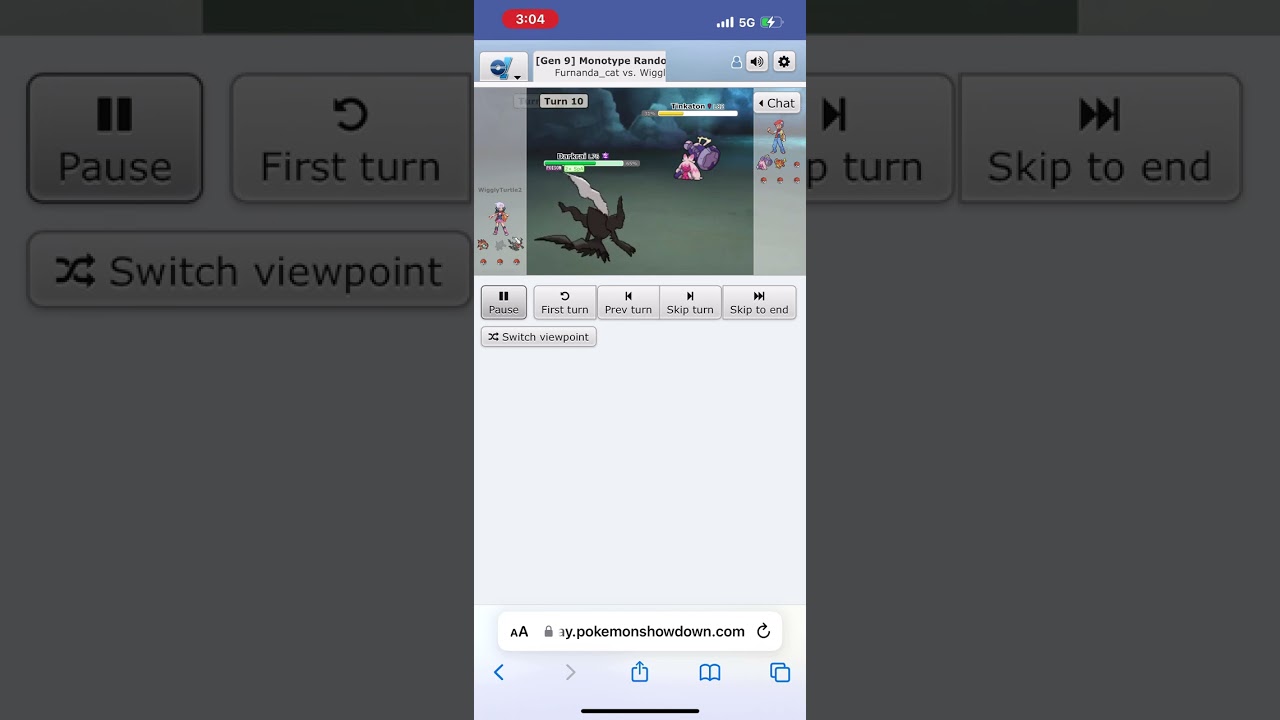 Darkrai Sweep in Monotype Battle