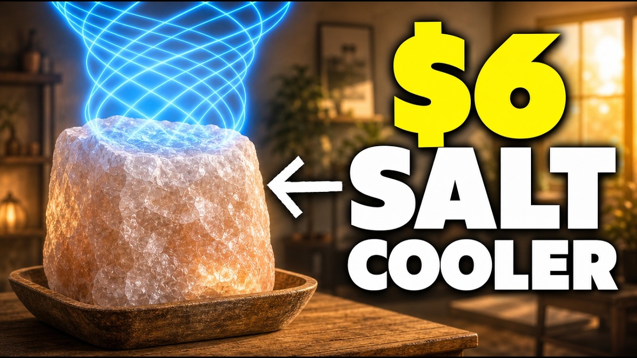 This $6 Block of Salt Cools a Home All Summer Without Power. The Lost Physics of Dehumidification.