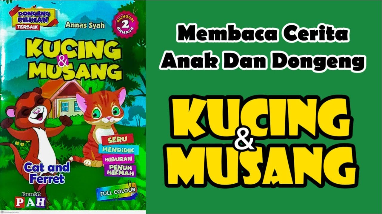 Kucing Dan Musang | Membaca cerita Anak dan Dongeng