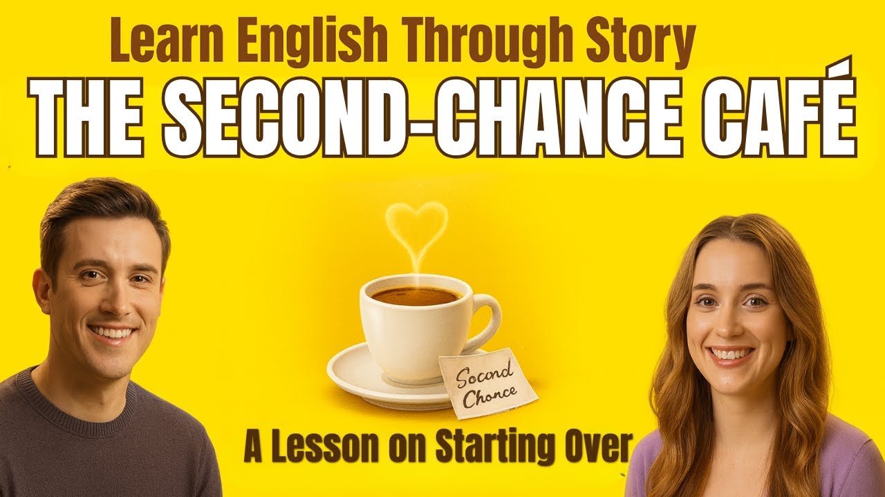 Learn English Through Story: The Second-Chance Café | A Lesson on Starting Over