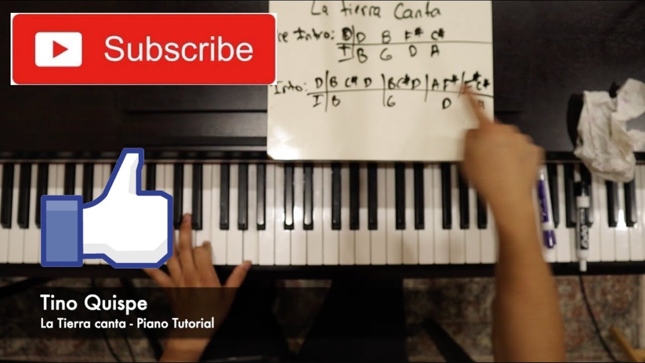 La tierra canta - Acordes y Tiempo - Piano Tutorial 🎹