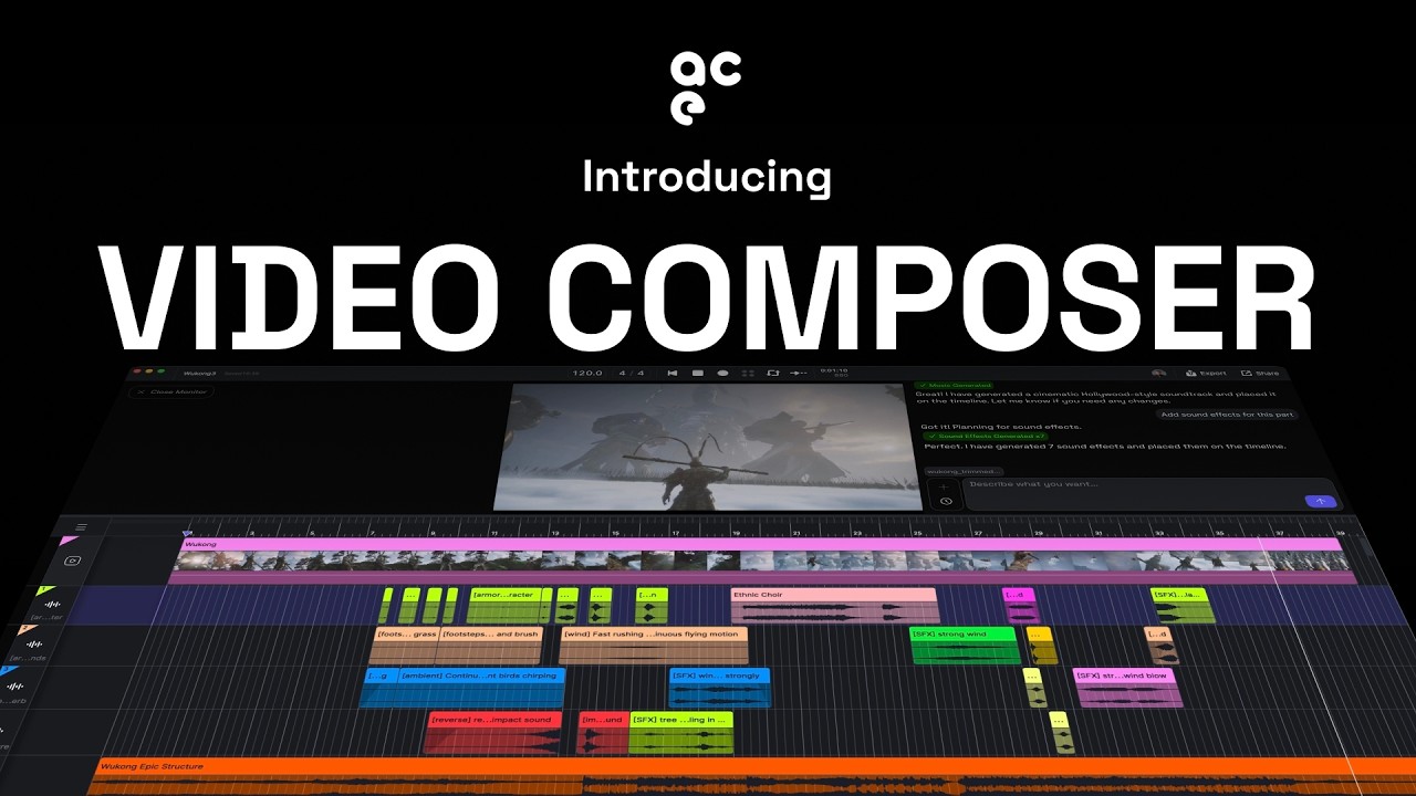 Introducing ACE Studio Video Composer: generate music and SFX that follow your video