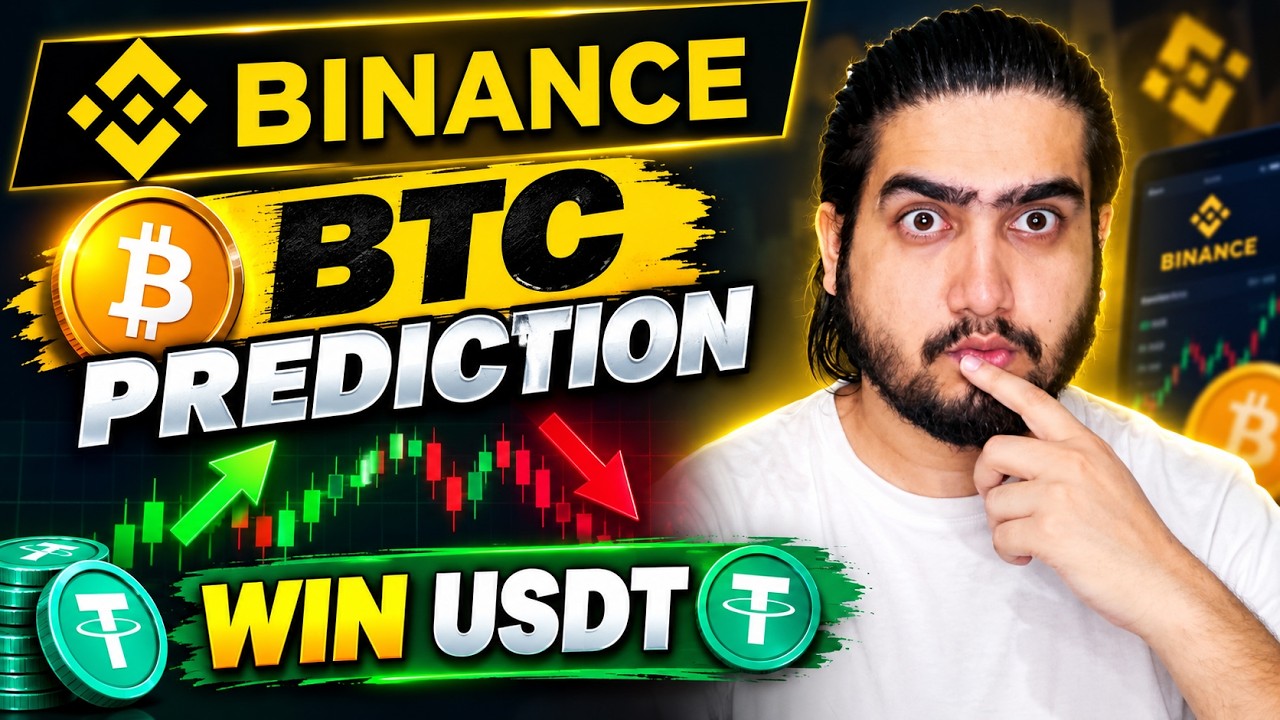 Binance BTC Price Prediction 🔥 Win USDT | Bitcoin Up or Down Trading Explain In Urdu
