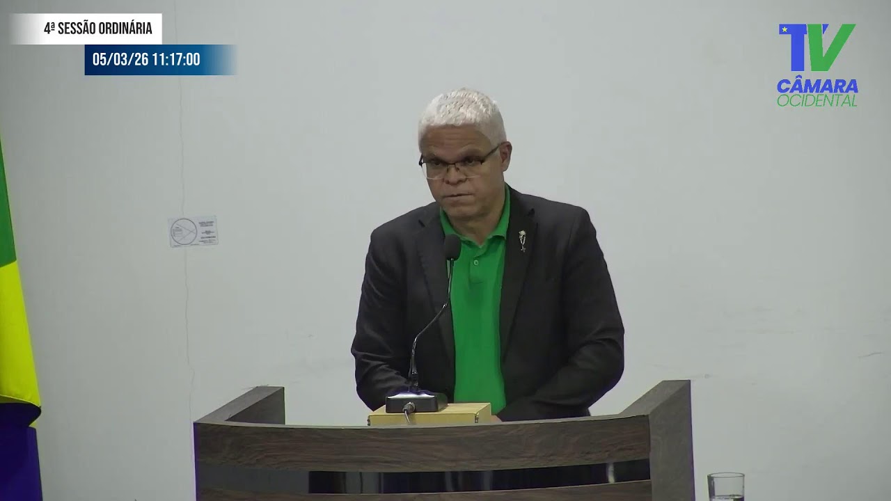 4ª Sessão Ordinária do Mês de Março de 2026