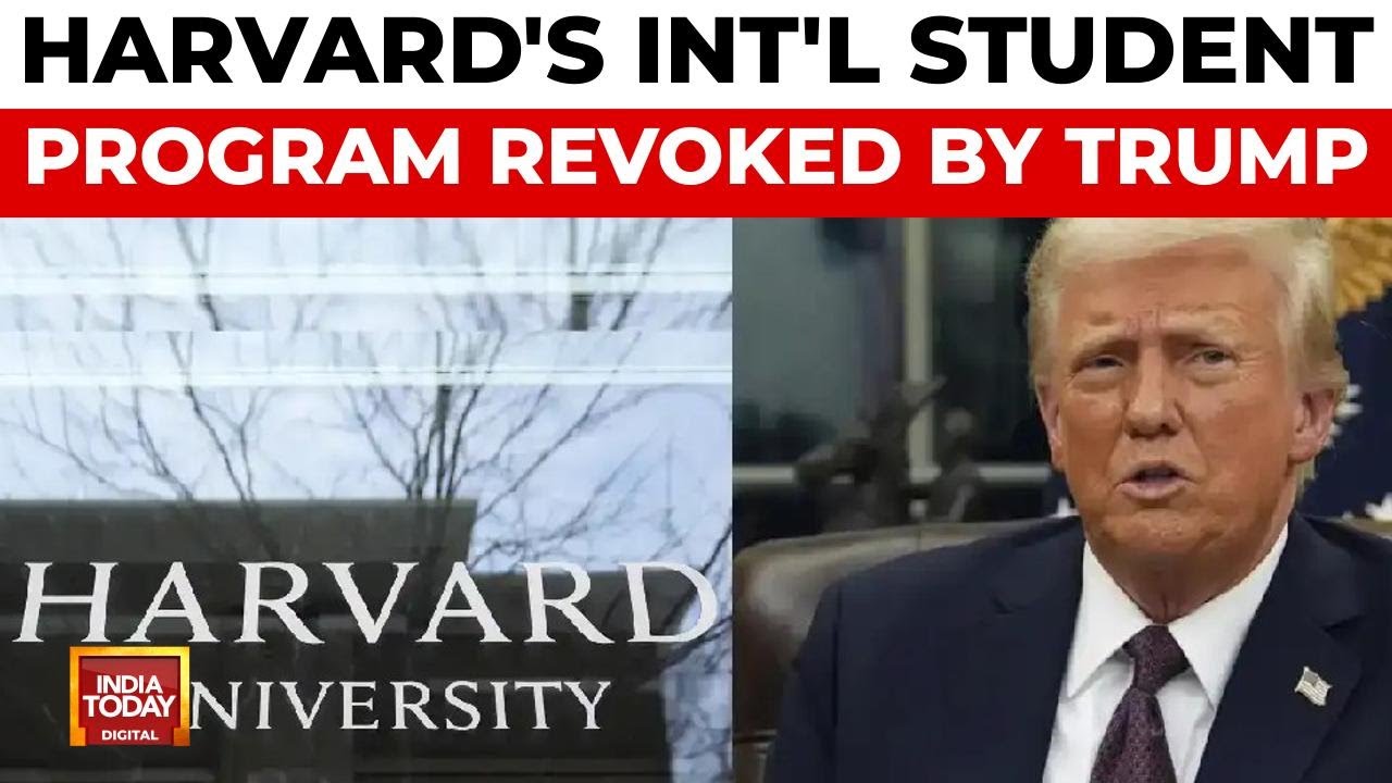 Trump Revokes Harvard's Ability To Host International Students, 788 Indians Affected | India Today