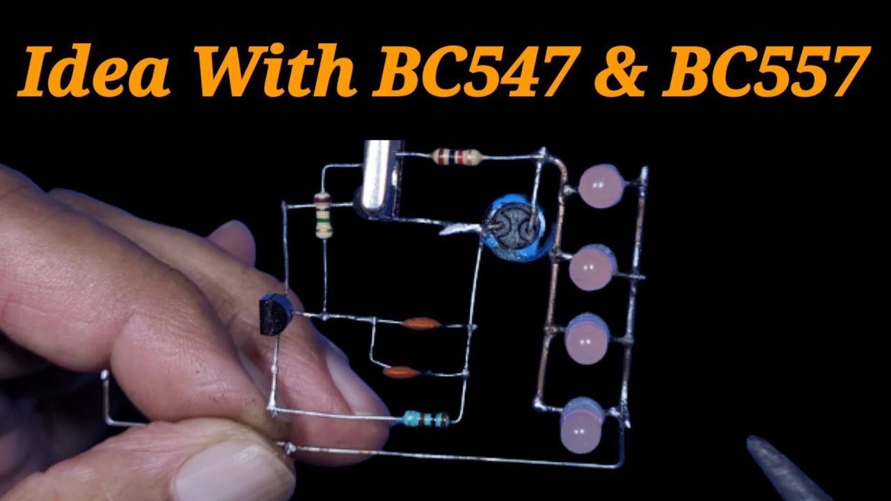 BC547 & BC557 project |#electronic |@Shaktitechshakti