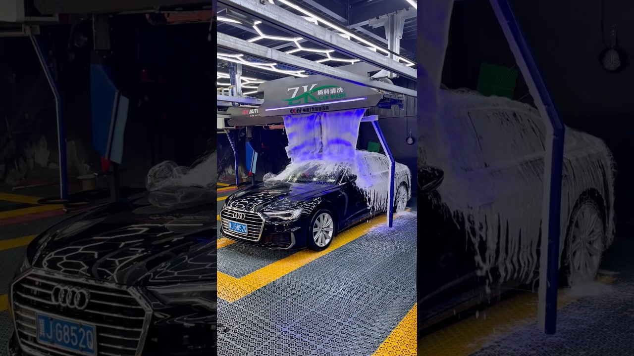 AUTOMATIC TOUCHLESS CAR WASH MACHINE #carcleaning #carwashmachine #autocarwash #carwashing #carwash