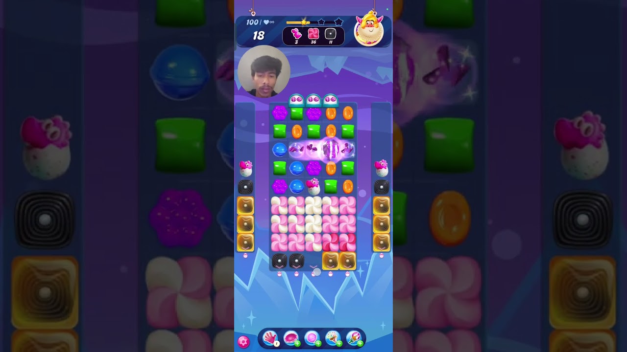 Candy_Crush_level_100 fail #gaming #youtube #gameplay #subscribe #reels #song #gaming #music #videos