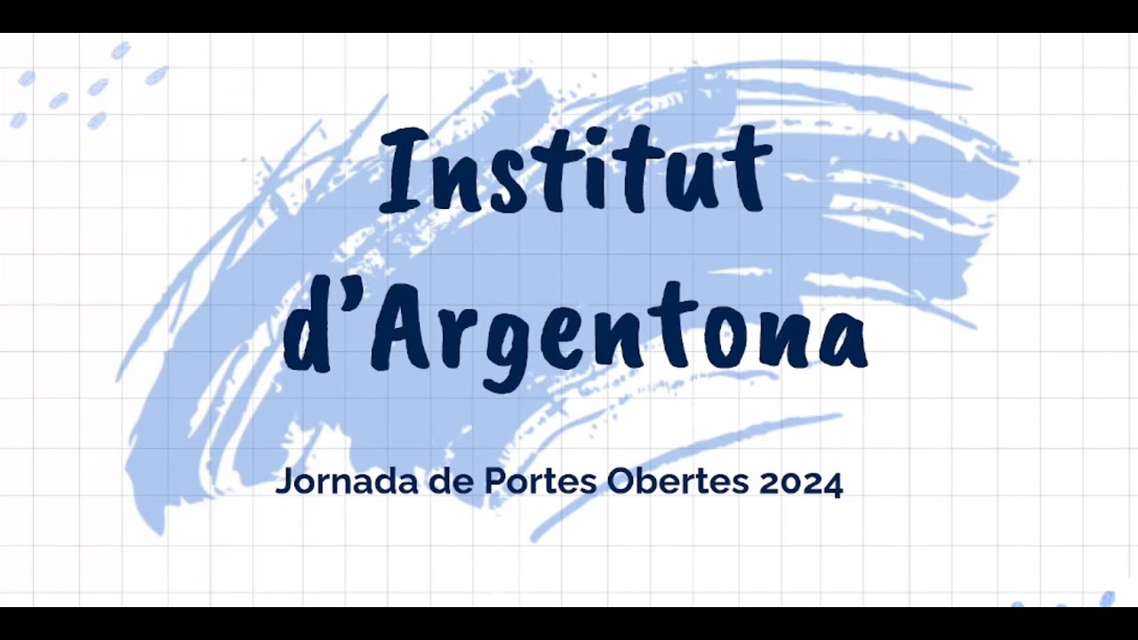 Jornada Portes Obertes 2024 - Presentació Projecte Educatiu