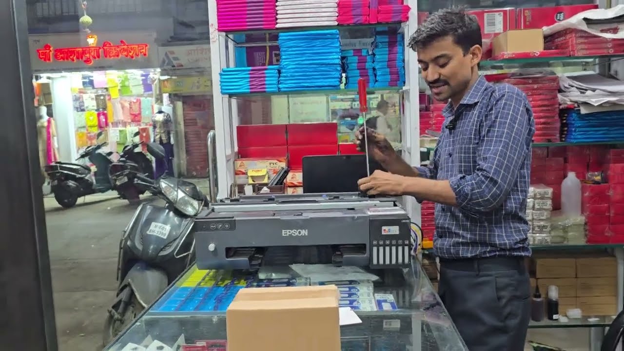 Epson L18050 A3 DTF printer || Sound kerne ka problem|| ink system replace ||Epson L18050 head Clear