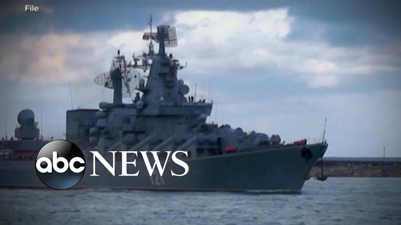 Pentagon comments on significance of Russia’s loss of a warship in Black Sea l ABCNL