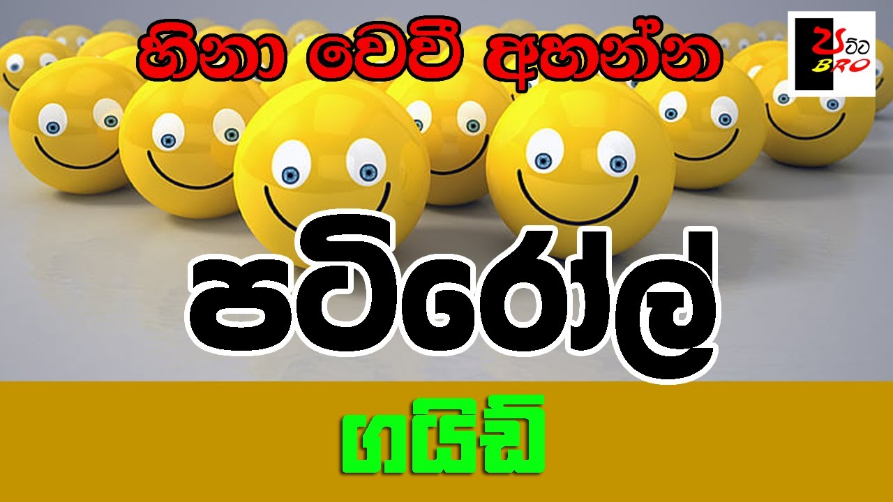 PATIROLL | පටිරෝල් | ගයිඩ් | Patta bro