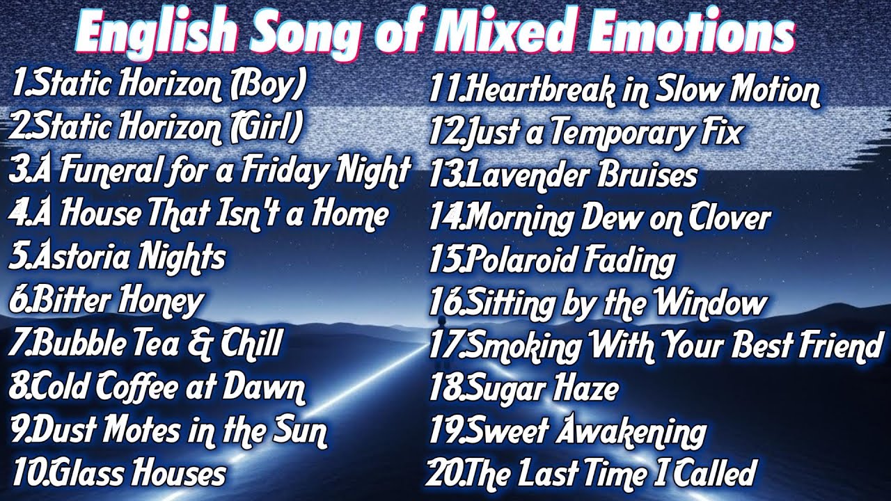 English Song of Mixed Emotions-ជម្រើសចម្រៀងភាសាអង់គ្លេសចម្រុះអារម្មណ៌_[Music  VCD]