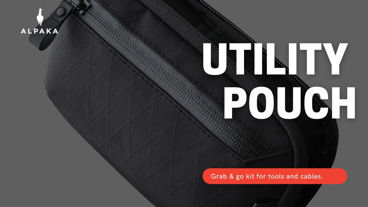 Utility Pouch by ALPAKA #alpakagear #keepmovingforward #pouch