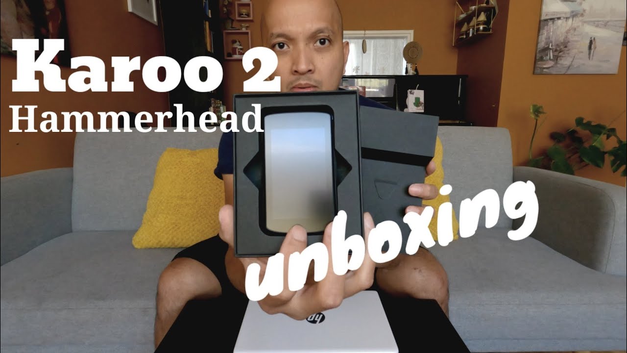 Cycling Computer Karoo 2 Hammerhead Computer Unboxing