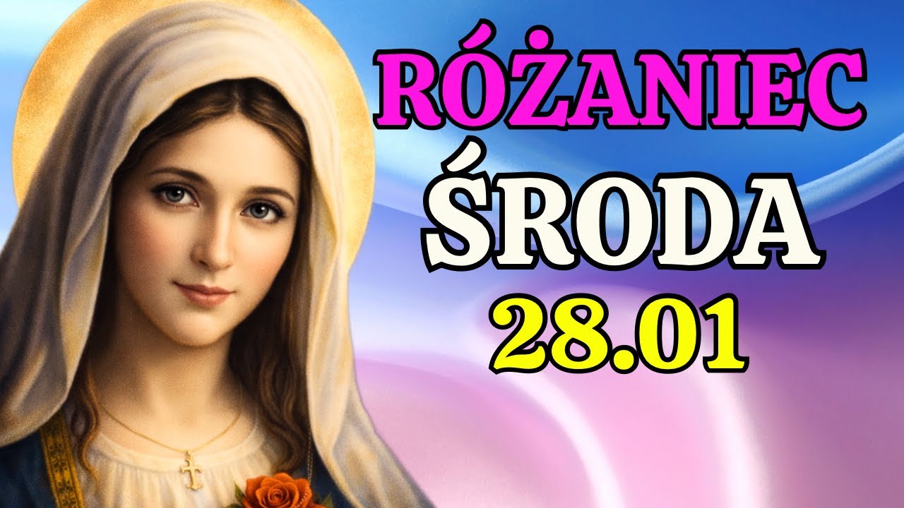 Różaniec dnia - ŚRODA 28.01 Tajemnice Chwalebne Różaniec mówiony