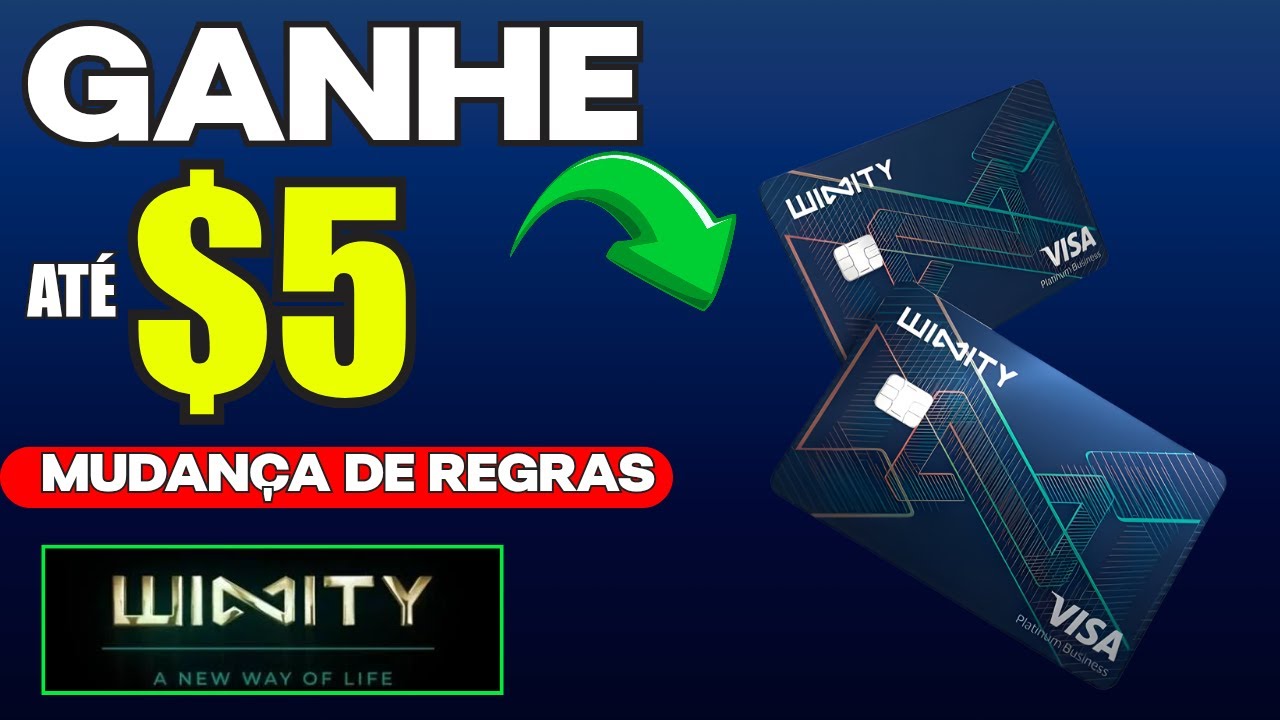 URGENTE: Cartão Winity Atualizou as Regras | Tutorial Completo + Convite
