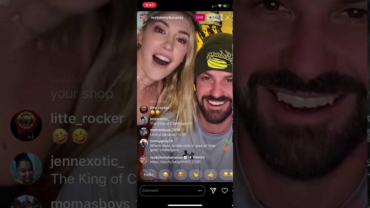 Johnny Bananas The Challenge Aftershow 5/20/20