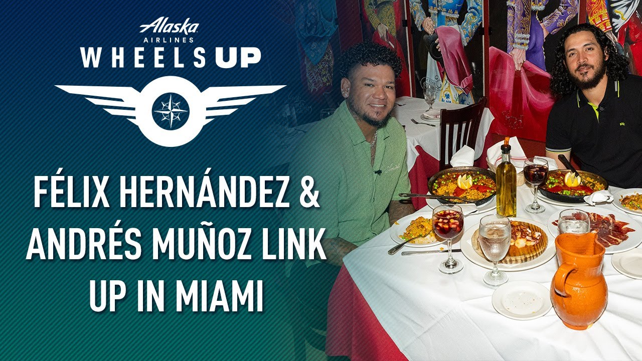 Wheels Up: Félix Hernández and Andrés Muñoz Catch Up in Miami
