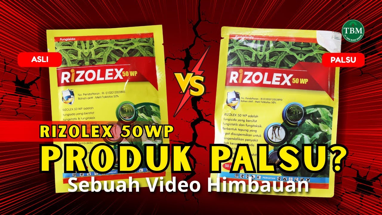 RIZOLEX 50WP PRODUK PALSU? (Sebuah Video Himbauan)