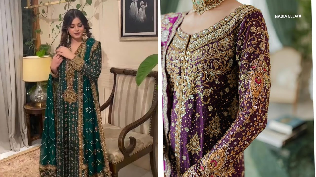Exquisite Wedding Wear Dresses by Din Couture |  Pure Lama Silk Formals
