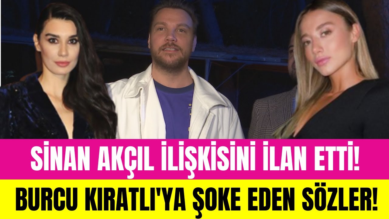 Sinan Akçıl ve Aleyna Kalaycıoğlu sevgili mi? Sinan Akçıl'dan Burcu Kıratlı'ya bomba sözler!